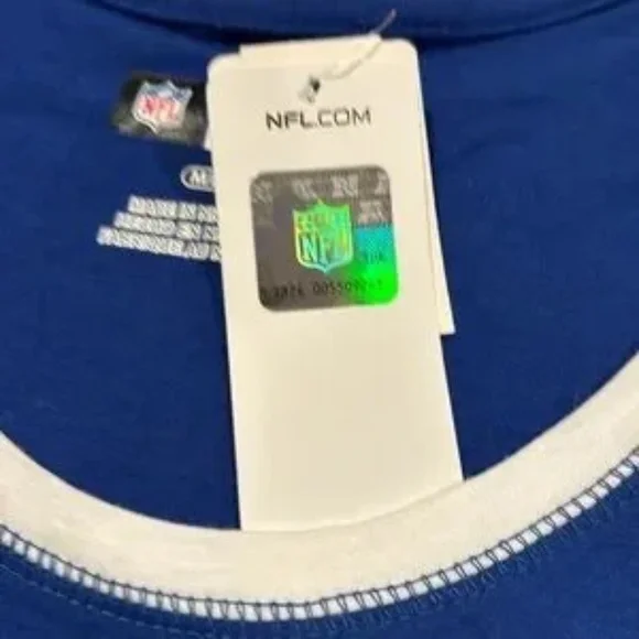 New York Giant short sleeve tees. red glitter! Size M, L & XL. NWT NHE​ - Picture 3 of 7